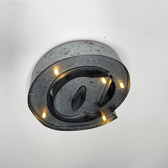 Retro Industrial Style Mini 6" Marquee Light @ Symbol - Picture 4 of 7